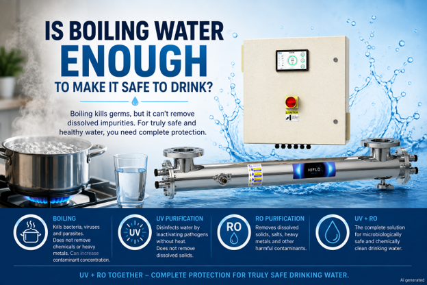 Is boiling water enough to make it safe to drink?