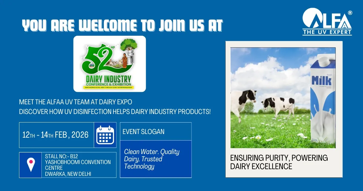 Join Alfaa UV at the 12th Dairy Industry Conference & Exhibition 2026