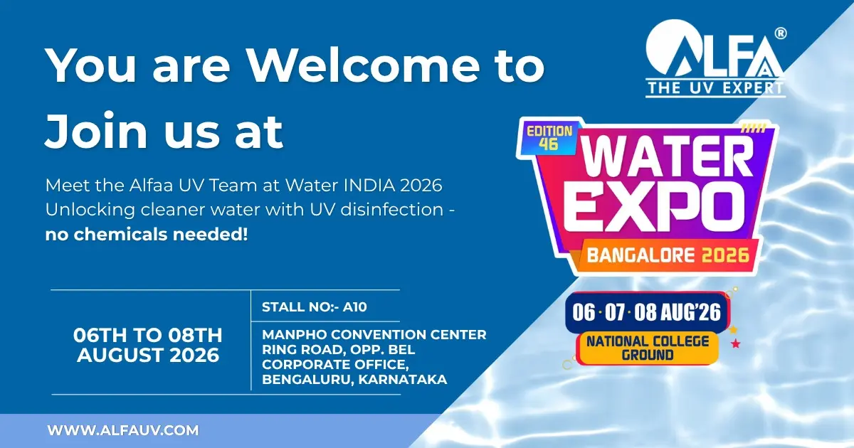 Alfaa UV at Water Expo Bengaluru 2026