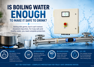Is boiling water enough to make it safe to drink?
