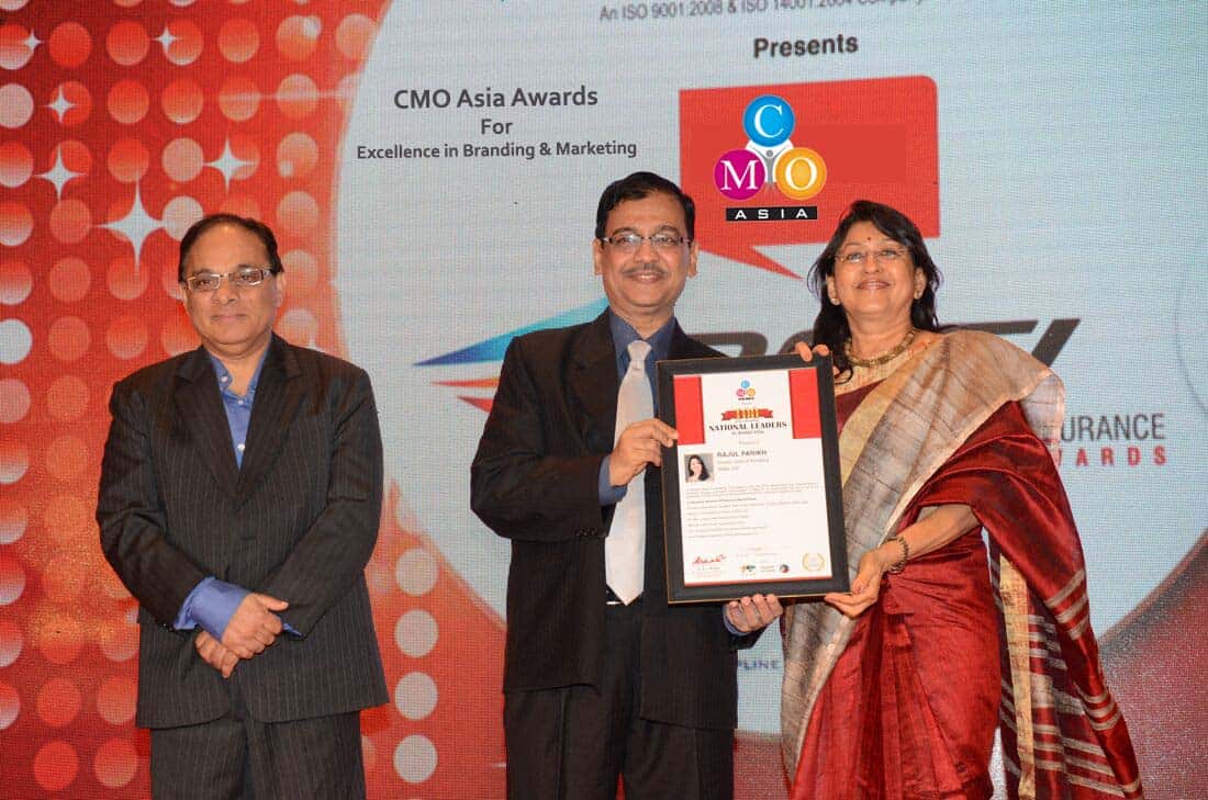 Rajul Parikh receives National Award for Marketing Excellence