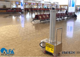 Airport Disinfection Made Easier With STERO 360 Mobile UV Sanitizer