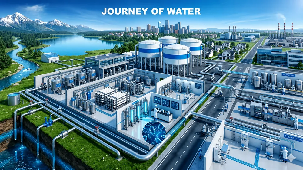 The Journey of Water: From Source to Safe Use