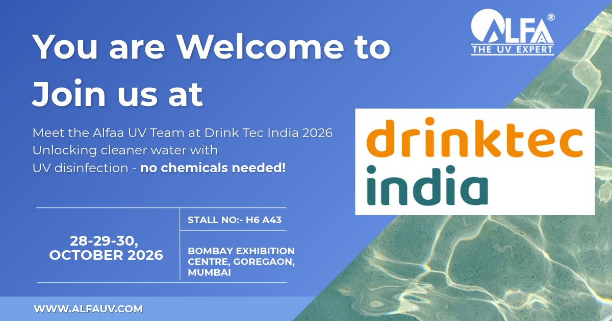 Meet Alfaa UV at Drinktec India 2026