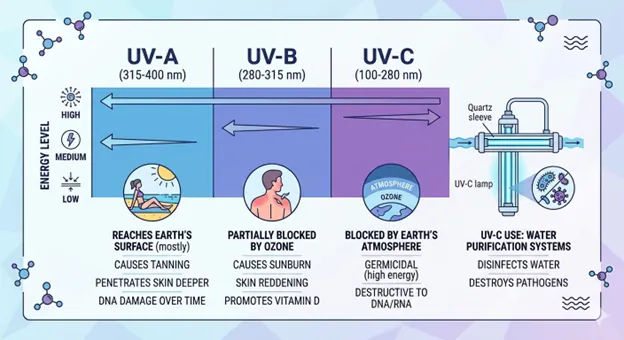 UV-A, UV-B, UV-C – Only One of These Actually Disinfects Your Water. Do You Know Which?