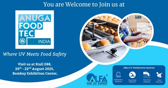 Shine with Alfaa UV at Anuga FoodTec India 2025!