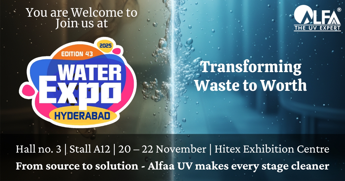 Alfaa UV at Water Expo Hyderabad 2025