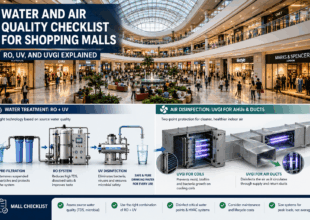 Water and Air Quality Checklist for Shopping Malls: RO, UV, and UVGI Explained