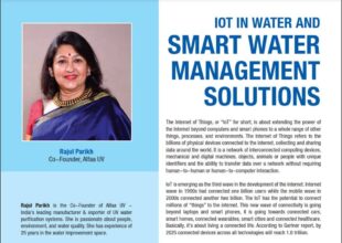 IoT IN WATER AND SMART WATER MANAGEMENT SOLUTIONS