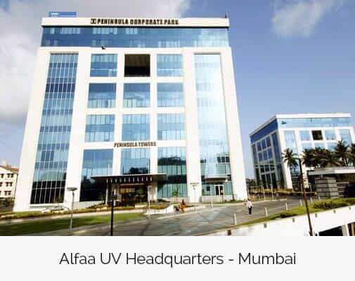 Alfaa UV is an ISO 9001 company