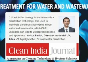 UV technology for water and wastewater disinfection