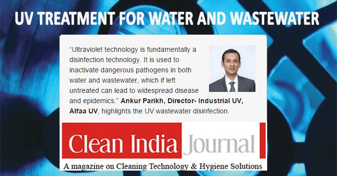 UV technology for water and wastewater disinfection