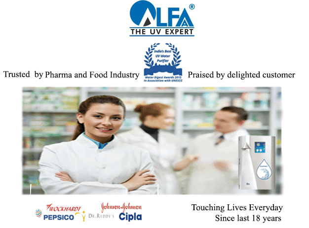 Alfaa UV – A brand trusted by Pharma and Food Industry and praised by delighted customers