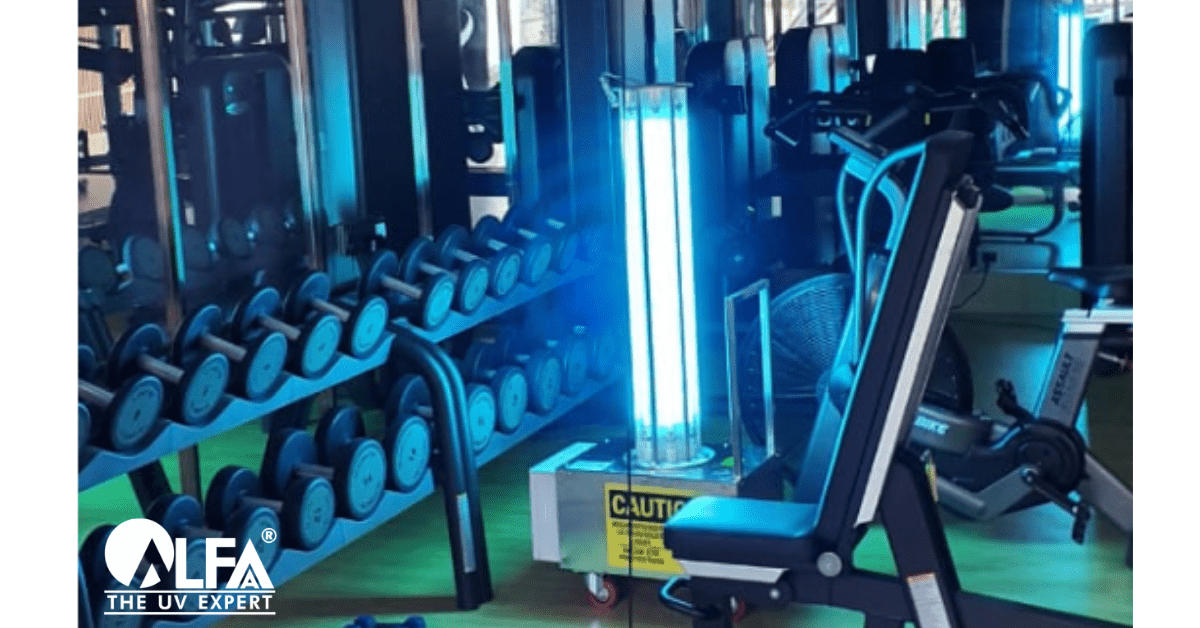 Rapid Sanitization of Gym and Fitness Centres Using STERO-360 Mobile UV Sanitizer