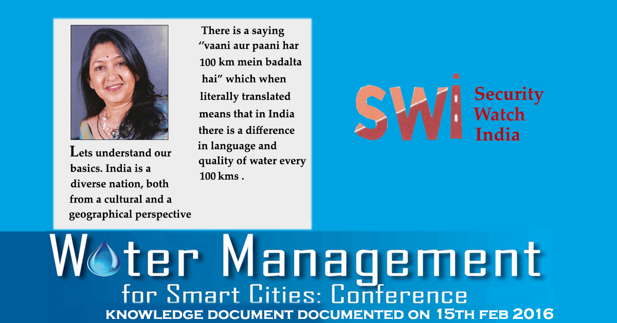 Article by Rajul Parikh in SWI on Water Quality Basics & Treatment Options for Home Water Purification