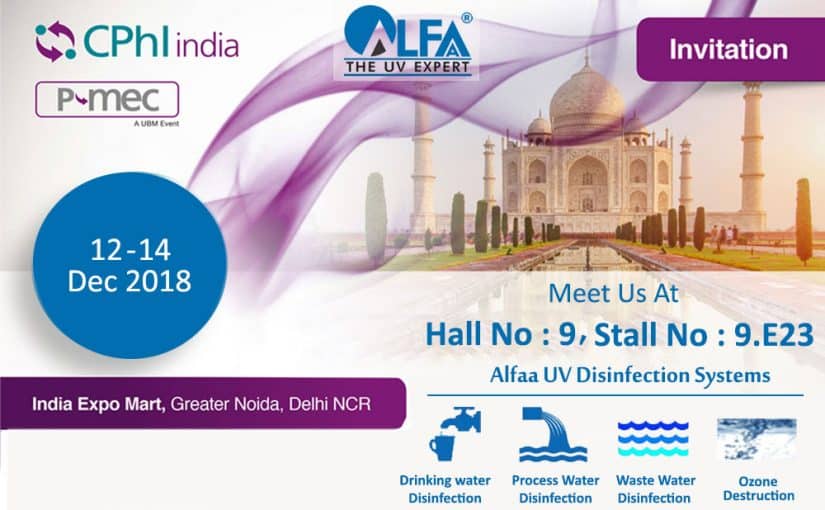 Meet Alfaa UV at Cphi Pmec India 2018