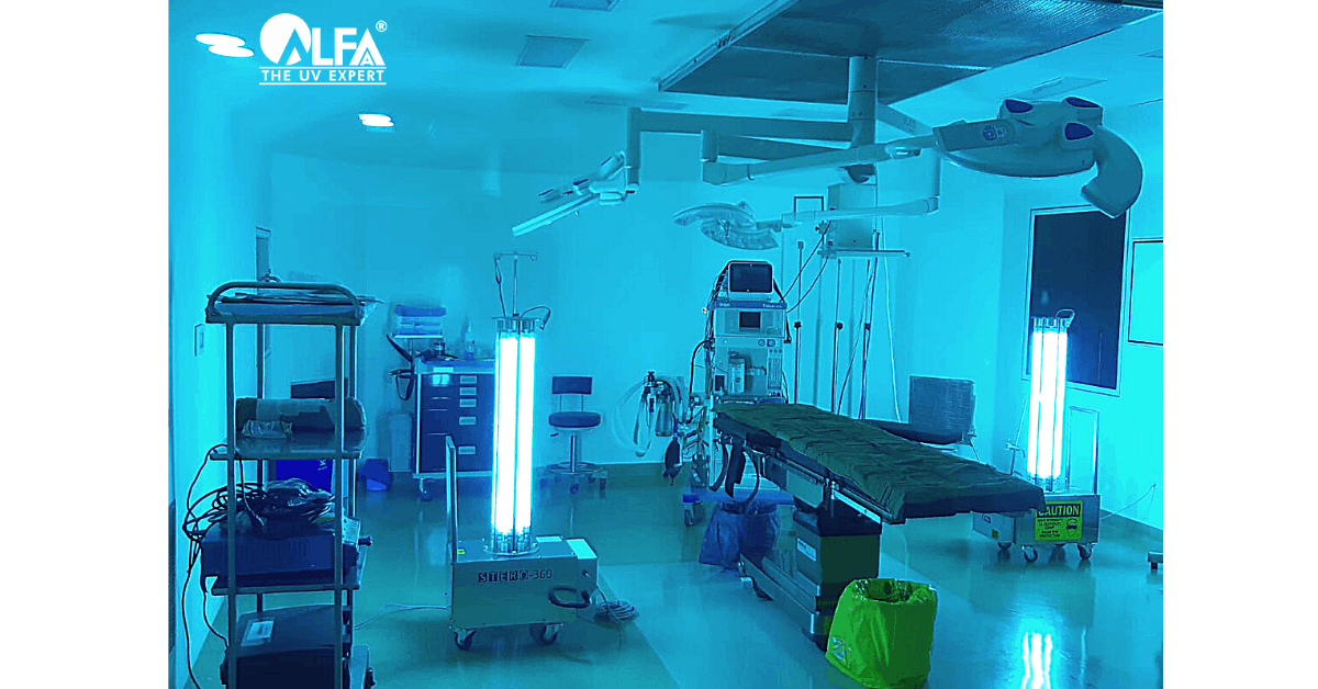 Alfaa UV’s Stero 360 UV Sanitizer in Express Healthcare